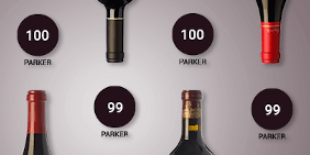 Vini con ottimi punteggi Parker